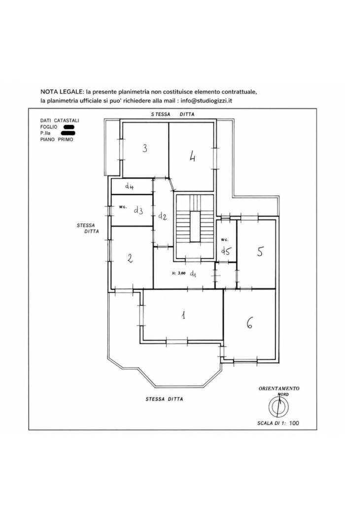 Villa via Appia Antica, 200, Roma - floor plans 1