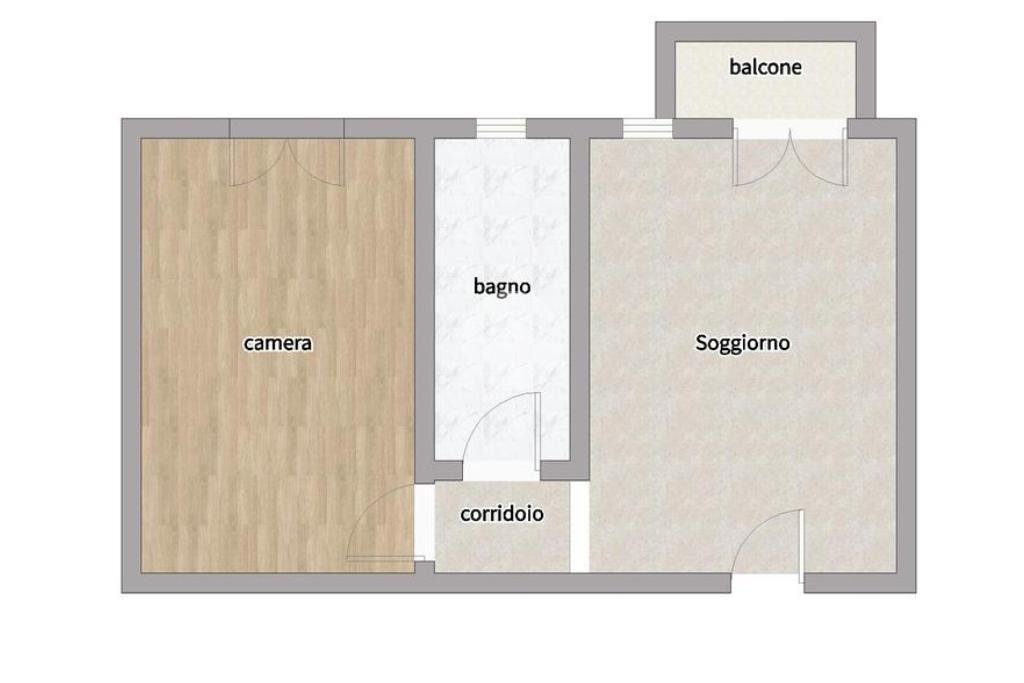 Appartamento Via tavazzano, Milano - planimetria 1