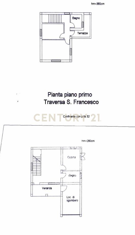 PIANTINA TIVOLI - Villa Via San Guglielmo Abate 13, Siracusa - planimetria 1