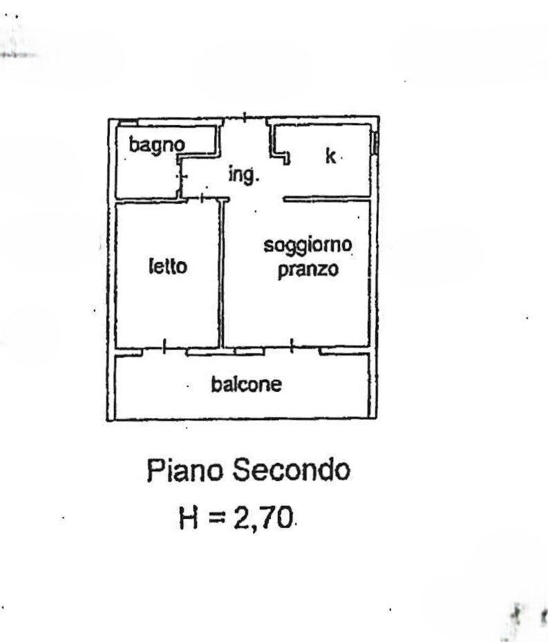plan - Trilocale Viale Orsa Maggiore, Gallipoli - planimetria 1