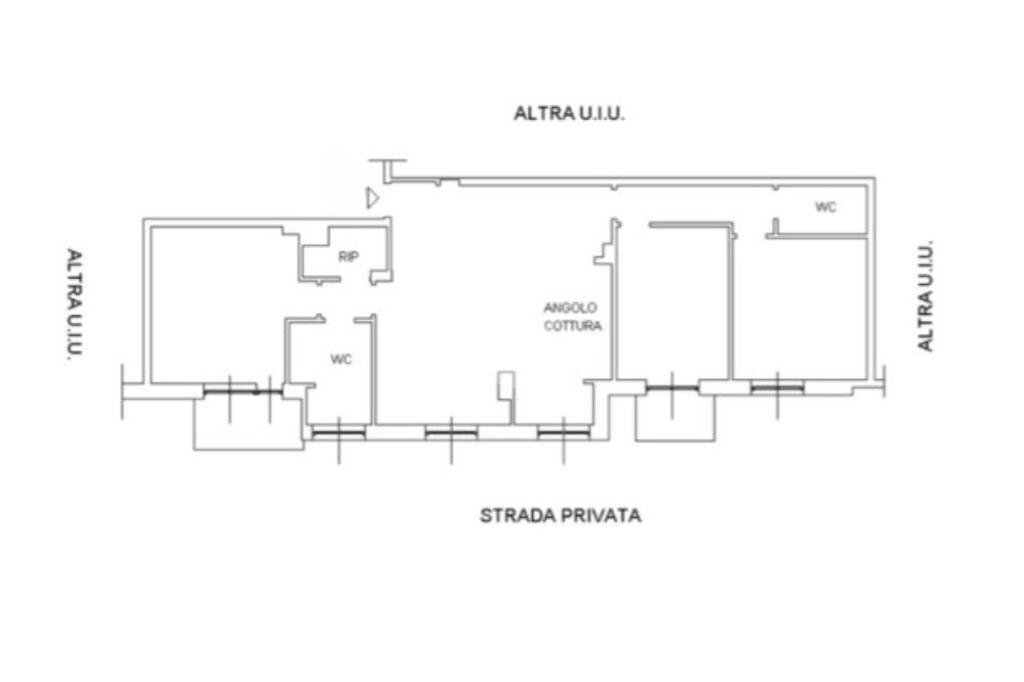 Apartment Via Rio Salto, Genova (neighborhood Sturla) - floor plans 1