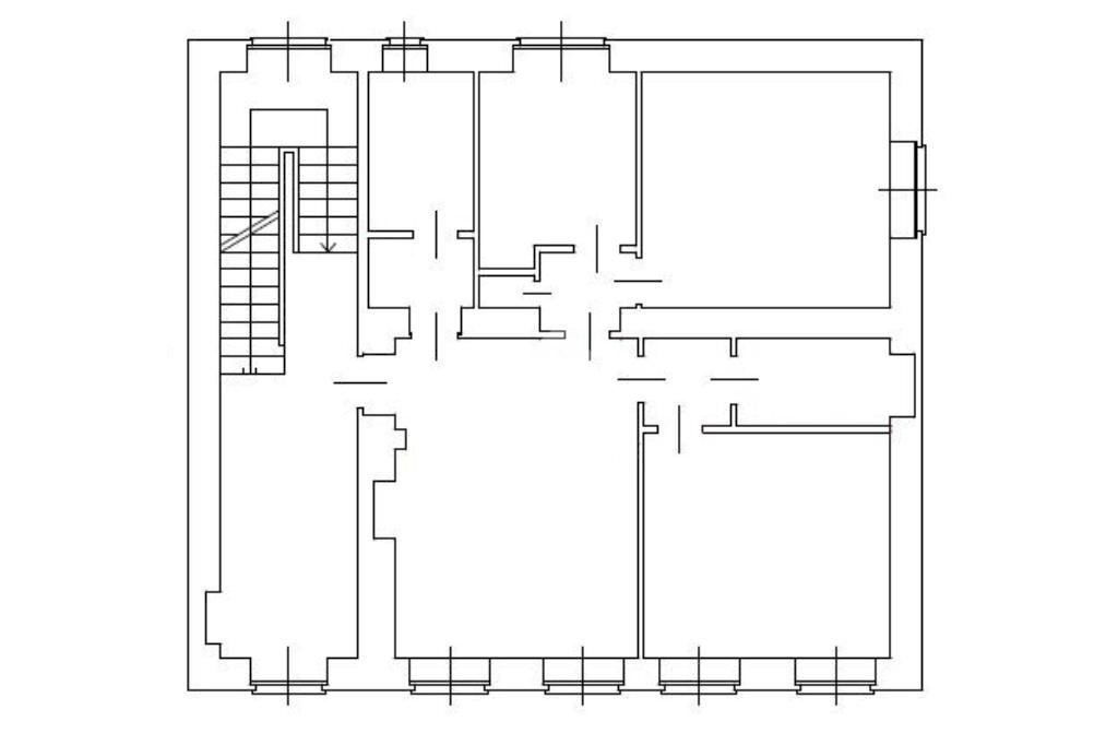 Portion of a house Via camillo cavour, Alpignano - floor plans 1