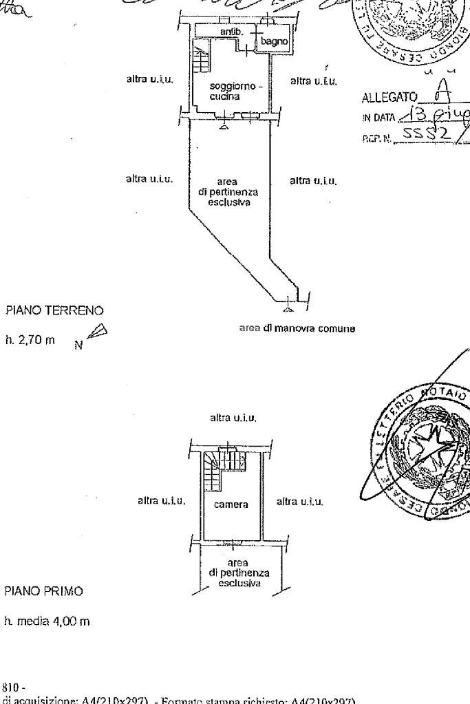 Two-room apartment Via Fornaci, Settimo Torinese - floor plans 1