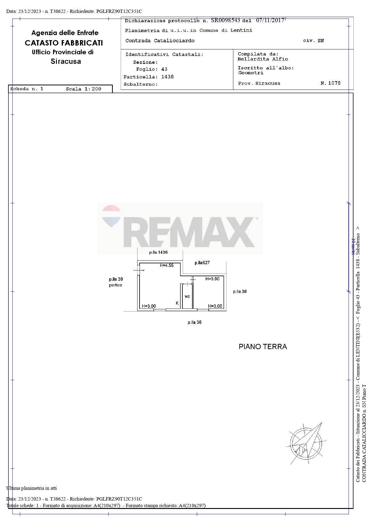 Pianta 2D - Rustico Via Maniago s.p. 67
 
snc, Lentini - planimetria 1
