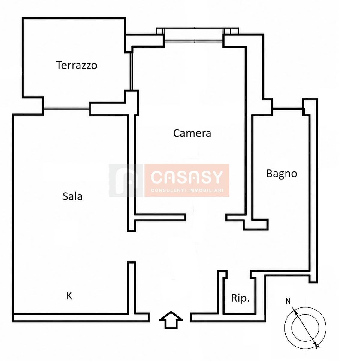 Foto 23 - Two-room apartment Via Don Lasagna, Albenga - floor plans 1