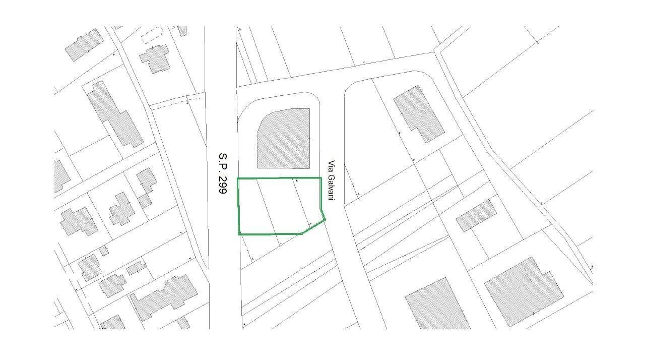 Terreno edificabile via Luigi Galvani, Ghemme - planimetria 1