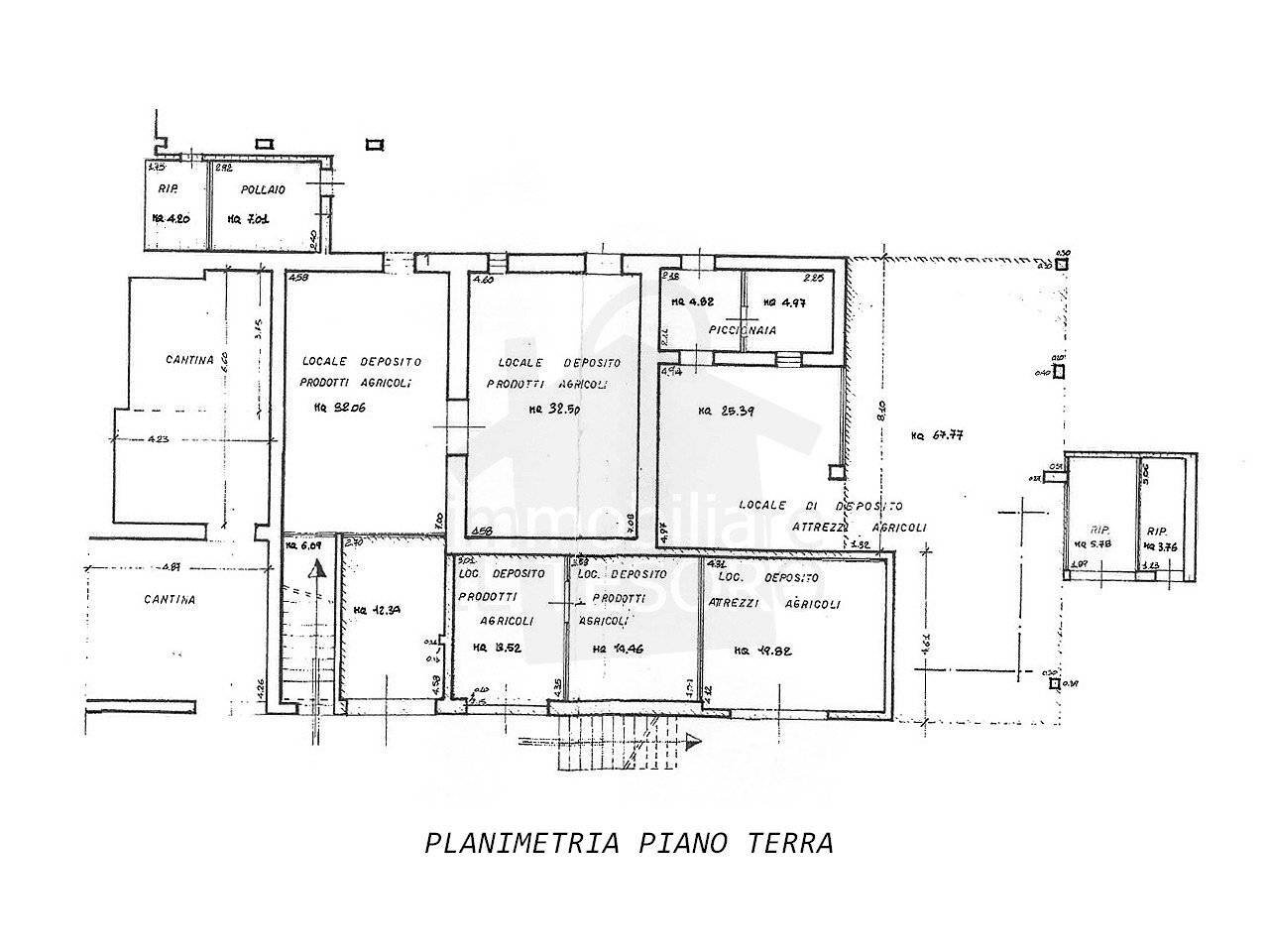 Casa indipendente via delle Selve, 8, Rimini - planimetria 1
