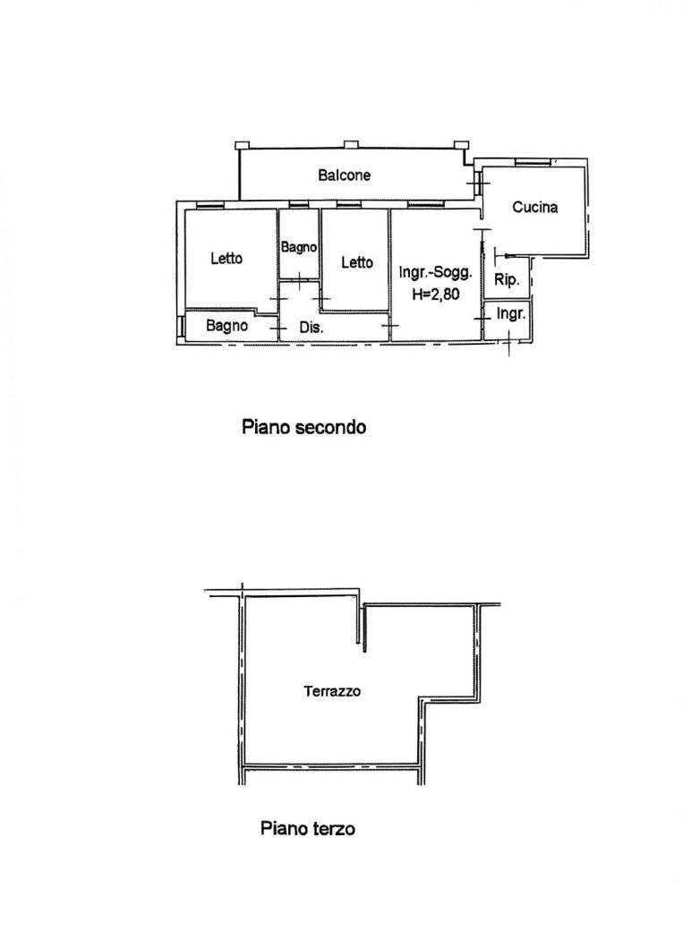 Apartment via Calatafimi, Galatina - floor plans 1