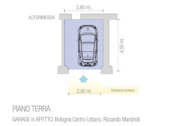 Planimetria - Box via Santa Chiara, Bologna (zona Colli) - foto 12