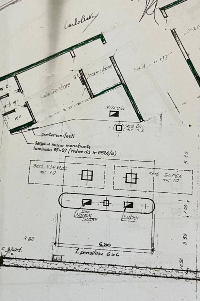 Building land via San Quirico, Genova (neighborhood Pontedecimo) - floor plans 1