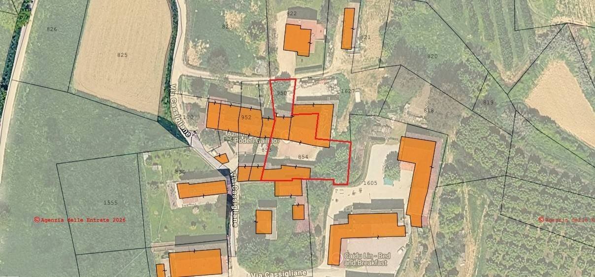 Rustico Cisterna d'Asti - planimetria 1