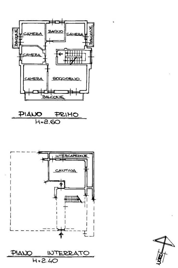 Quadrilocale via Montello, 48, Bardonecchia - planimetria 1