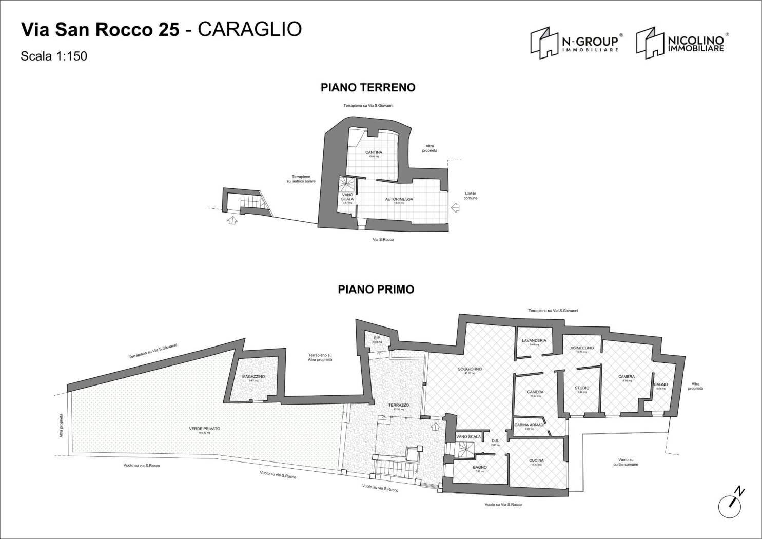 Apartment via San Rocco, 25, Caraglio - floor plans 1