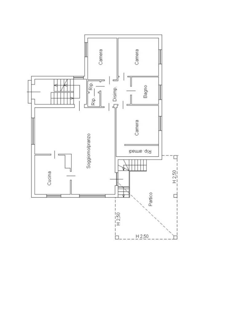 Villa via Angelo Braga, SN, Parma - floor plans 1