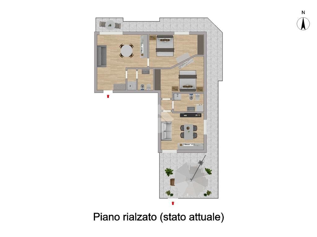 Appartamento Via Provinciale, Terzorio - planimetria 1