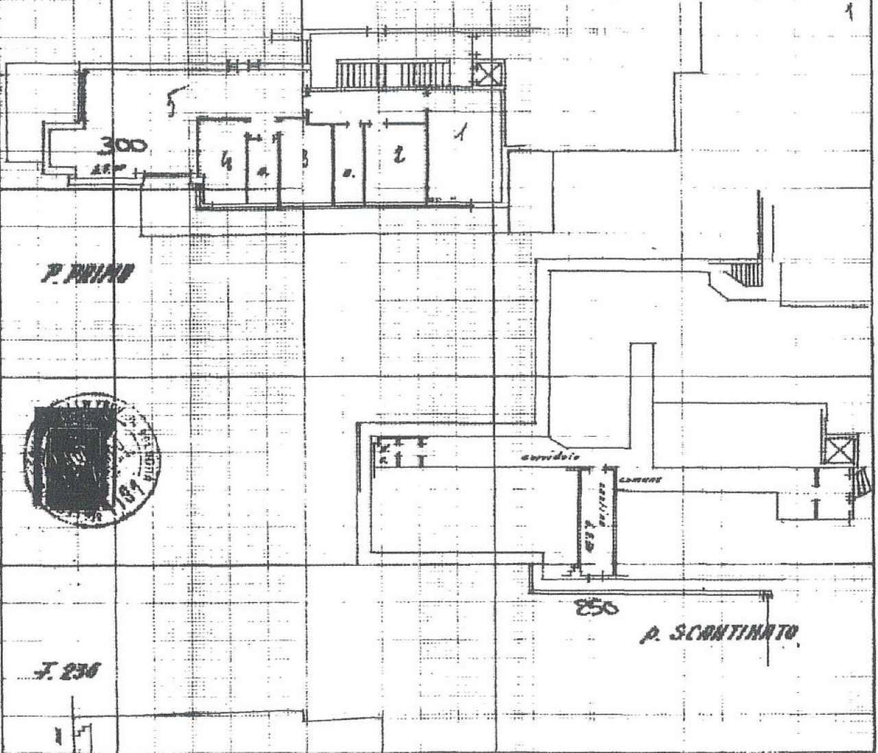 planimetria appartamento - cantina - Appartamento via Murri, Bologna (zona Murri) - planimetria 1