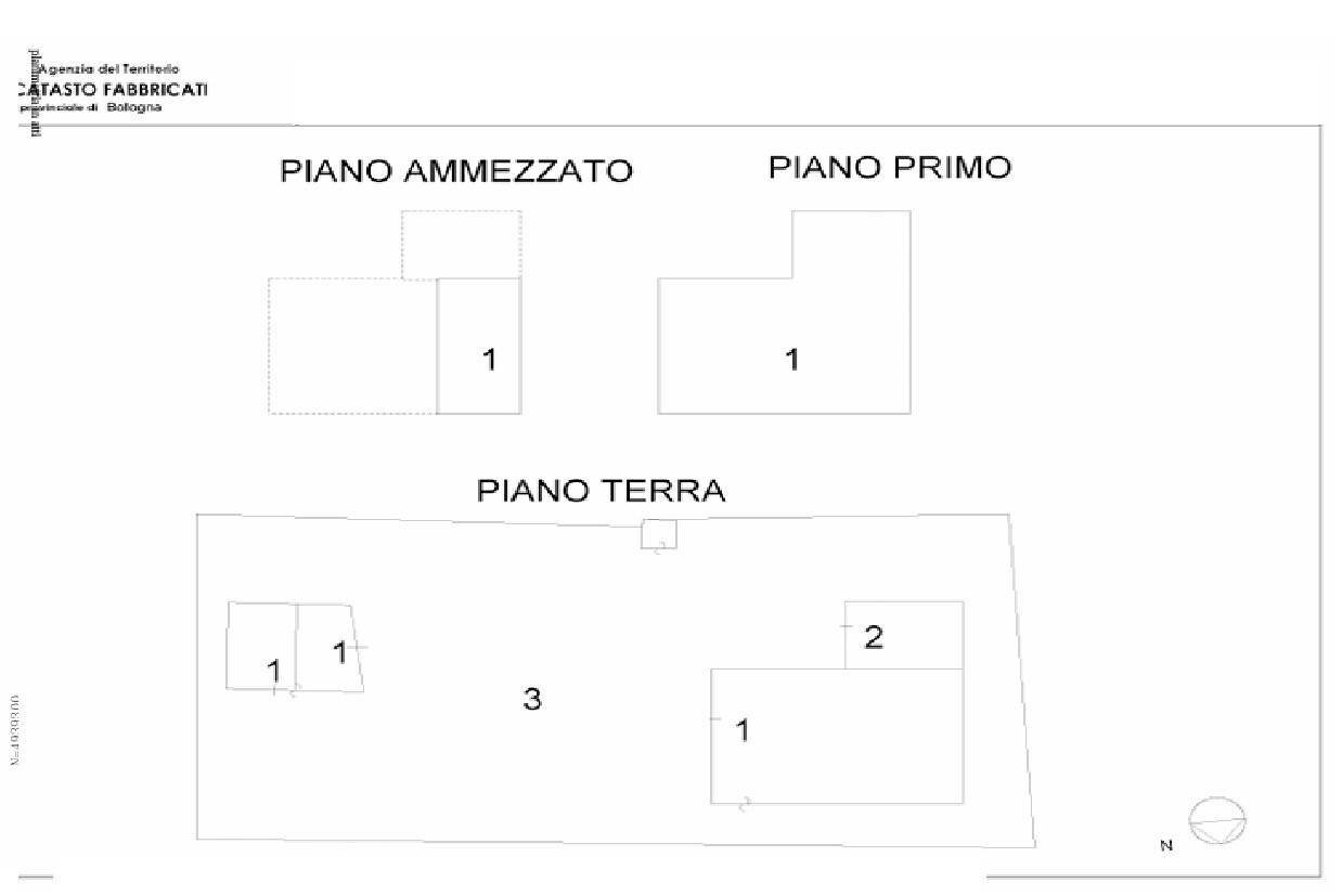Rustico via Scuole, 2, Granarolo dell'Emilia - planimetria 1