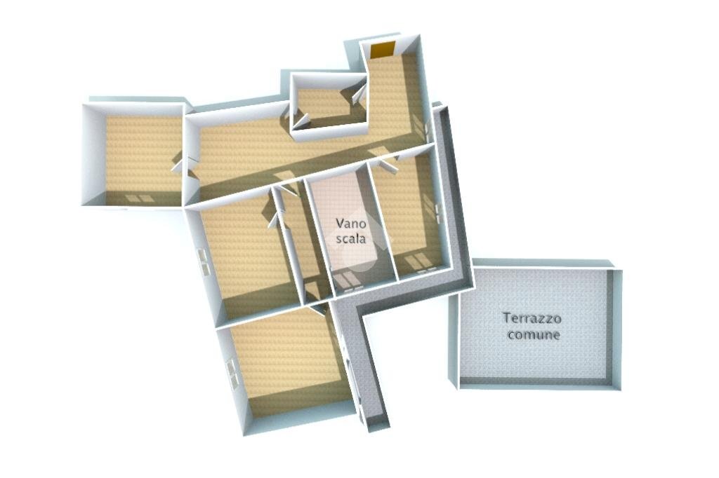 Apartment Via Giuseppe Garibaldi, Santo Stefano Belbo - floor plans 1
