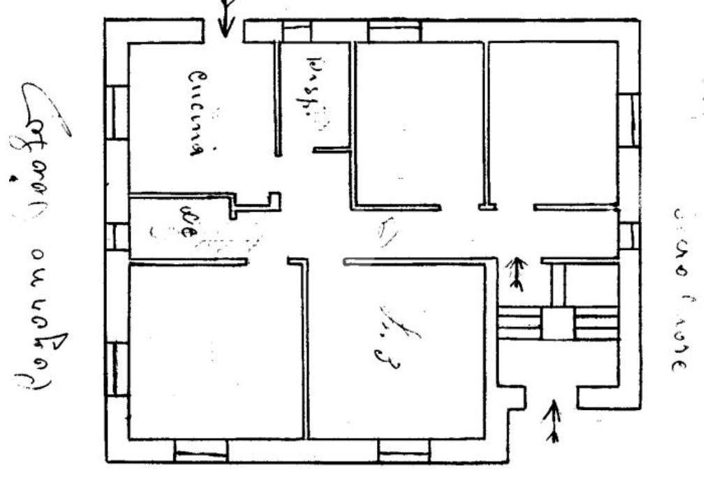 Appartamento Via IV Novembre, Torriglia - planimetria 1