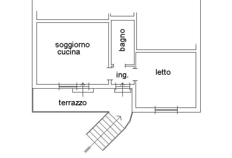 Apartment Via Cella, Ravenna - floor plans 1