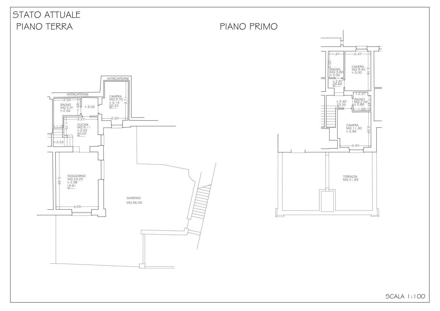 Villa Santa Margherita Ligure - planimetria 1