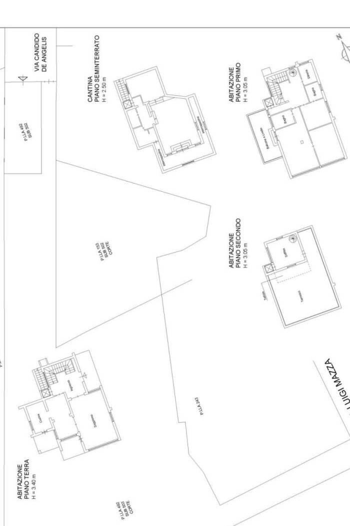 Villa via Fanciulla d'Anzio, 1A, Anzio - floor plans 1