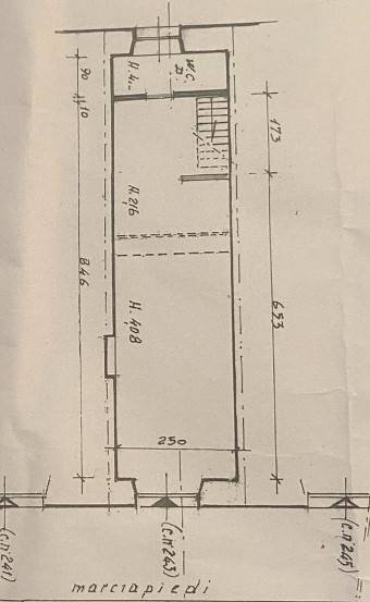 Negozio corso Dante Alighieri, Alassio - planimetria 1