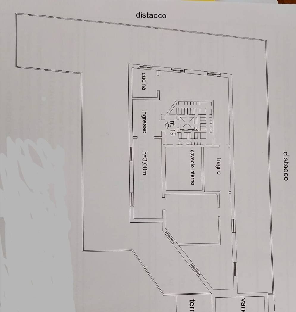 Appartamento via Teglia, Genova (zona Bolzaneto) - planimetria 1
