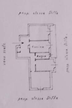 Appartamento salita Dante Conte, Genova (zona Sampierdarena) - planimetria 1