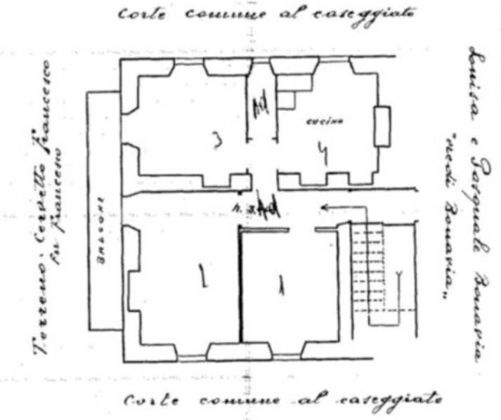 Trilocale piazza Tommaso e Elena Paccini, Alassio - planimetria 1