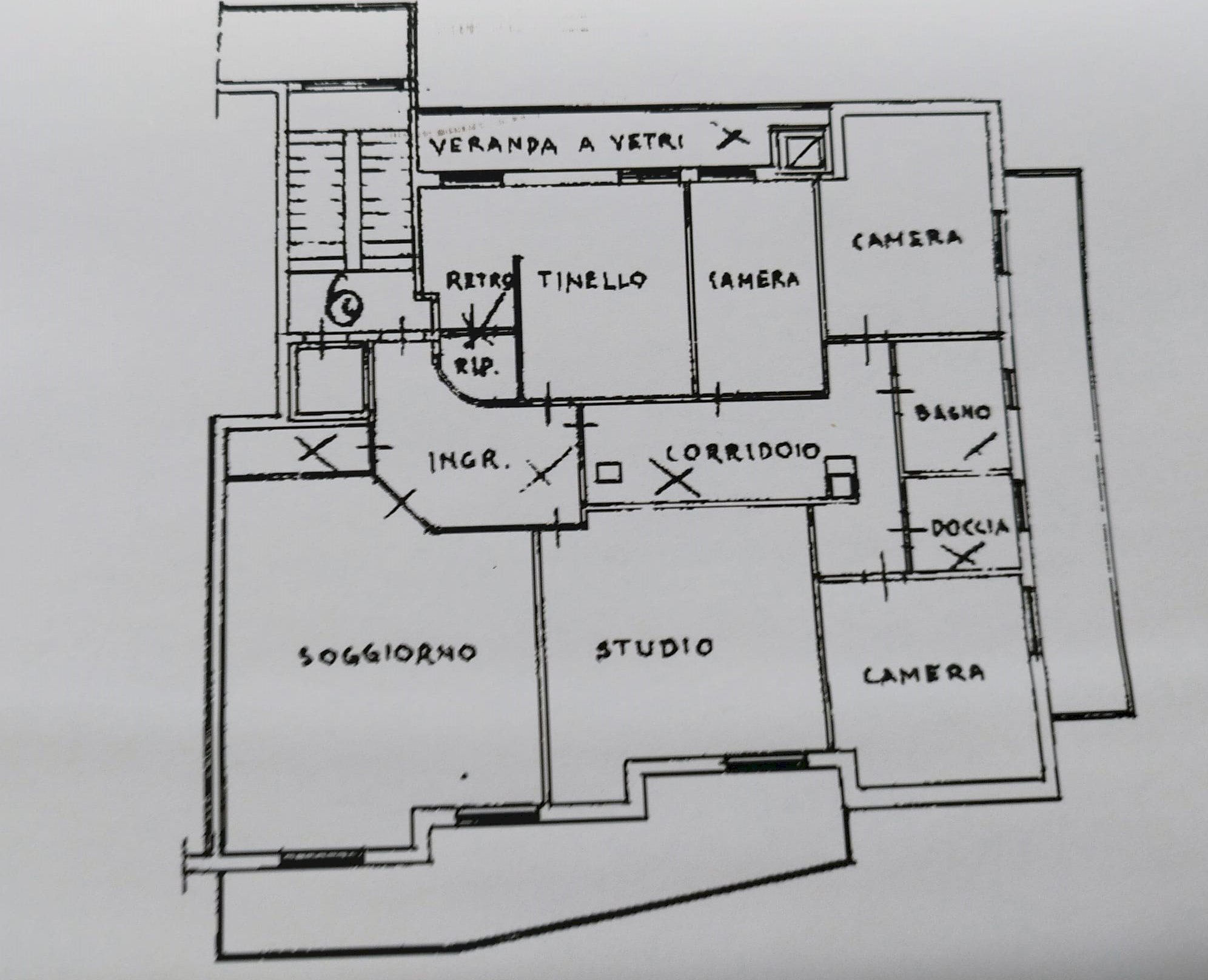 Apartment Viale Tassoni, Modena (neighborhood Centro Storico) - floor plans 1