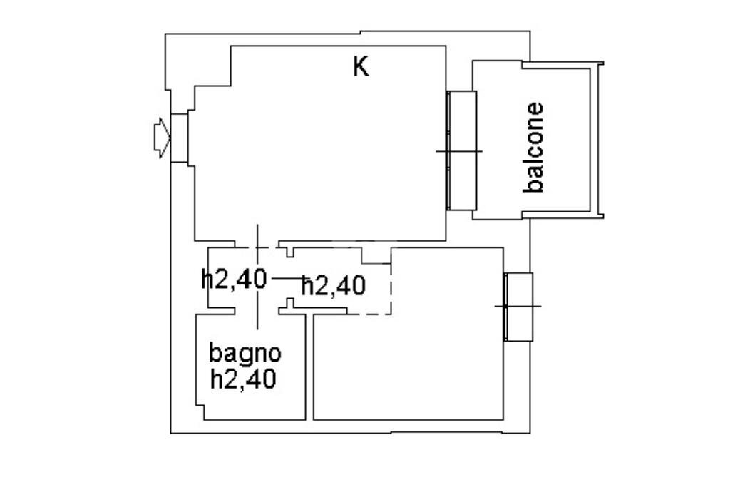 Bilocale Via Leonardo Bistolfi, Milano (zona Rubattino) - planimetria 1