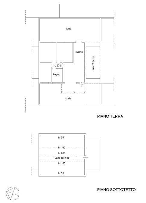 Villa a Schiera Strada Saluzzo, 23, Scarnafigi - planimetria 1