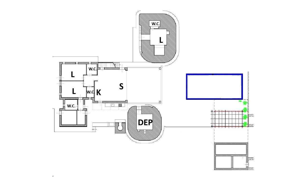 Villa Contrada Serri, Carovigno - floor plans 1