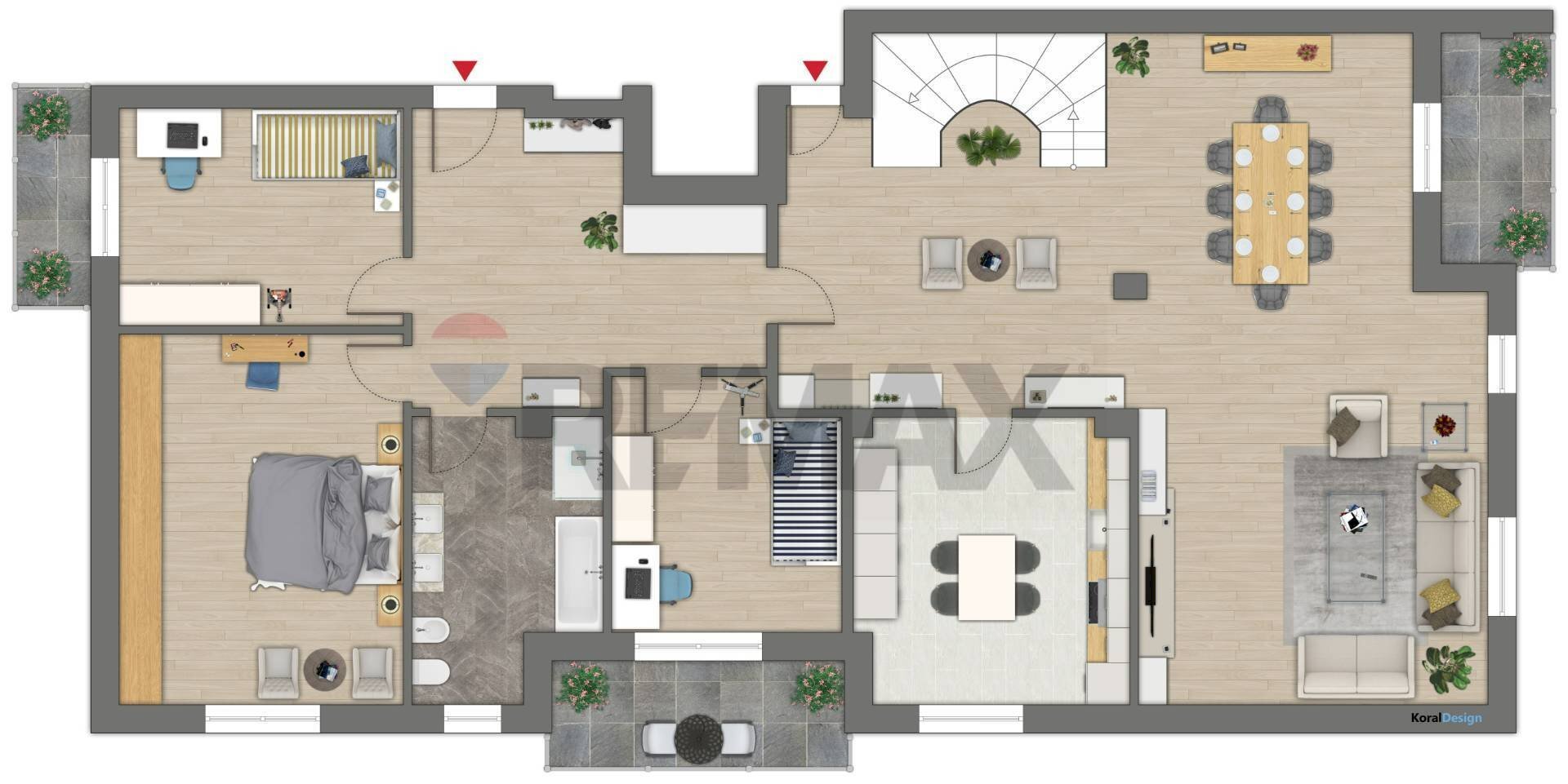Pianta 2D - Attico Via Santa Margherita
 
53, Cologno Monzese - planimetria 1