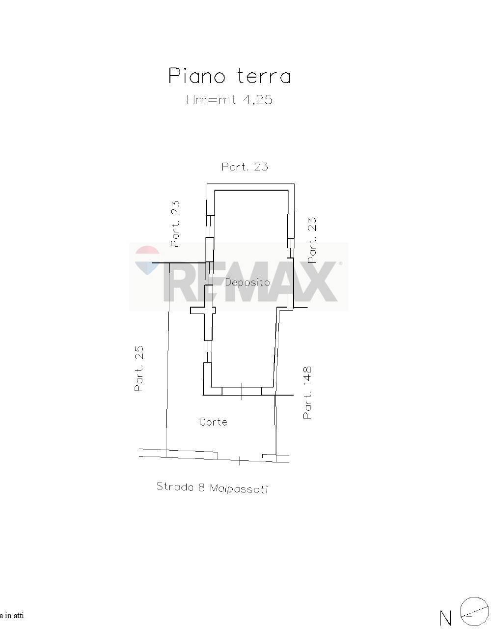 Pianta 2D - Rustico via strada 8 Malpassoti
 
337, Riposto - planimetria 1