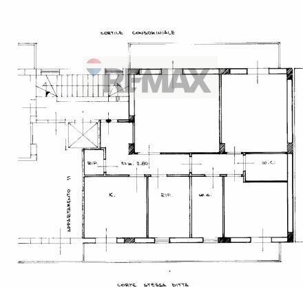 Pianta 2D - Quadrilocale via Nazionale
 
169, Rometta - planimetria 1