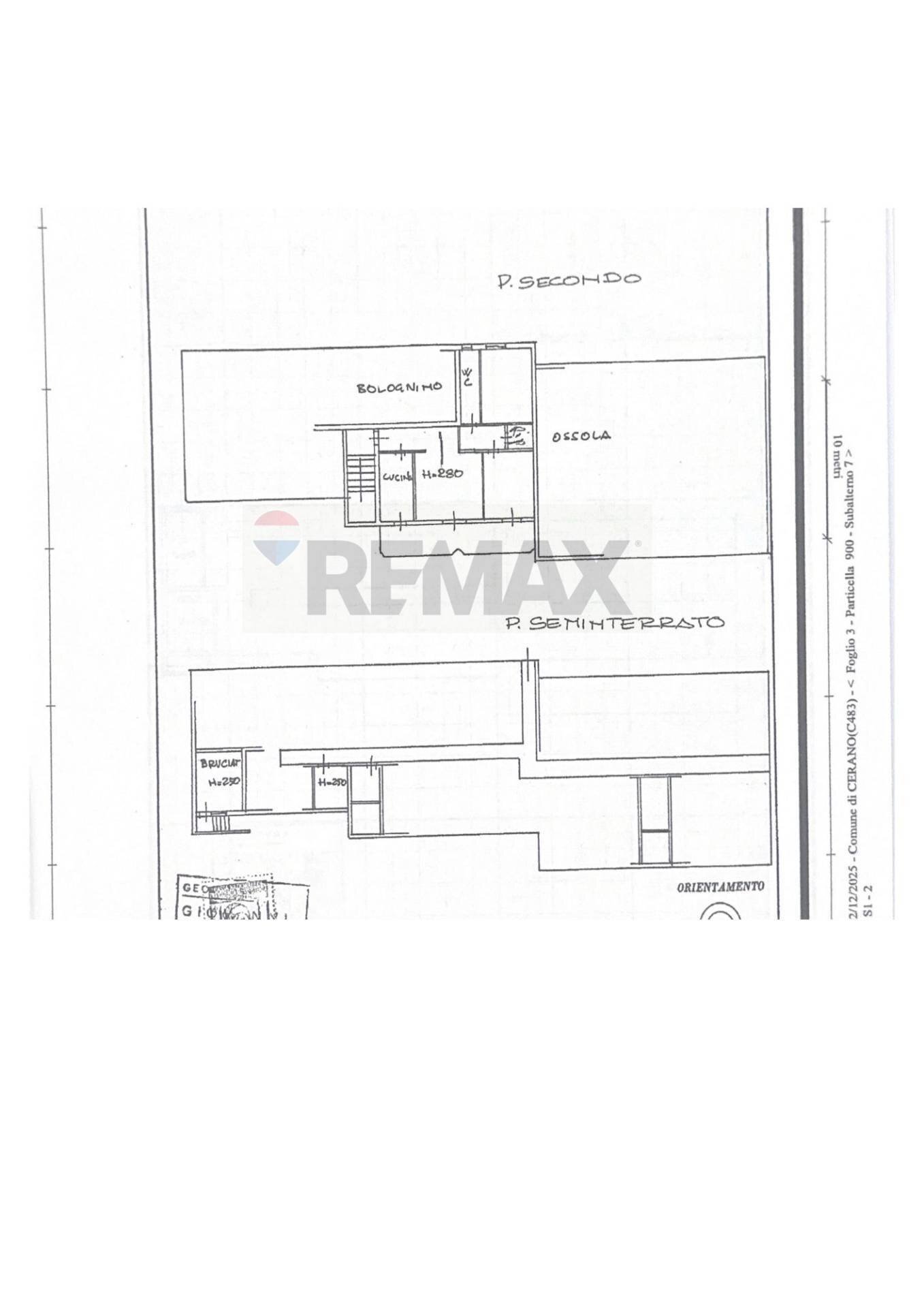 Pianta 2D - Three-room apartment VIA MULINO VECCHIO
 
43, Cerano - floor plans 1