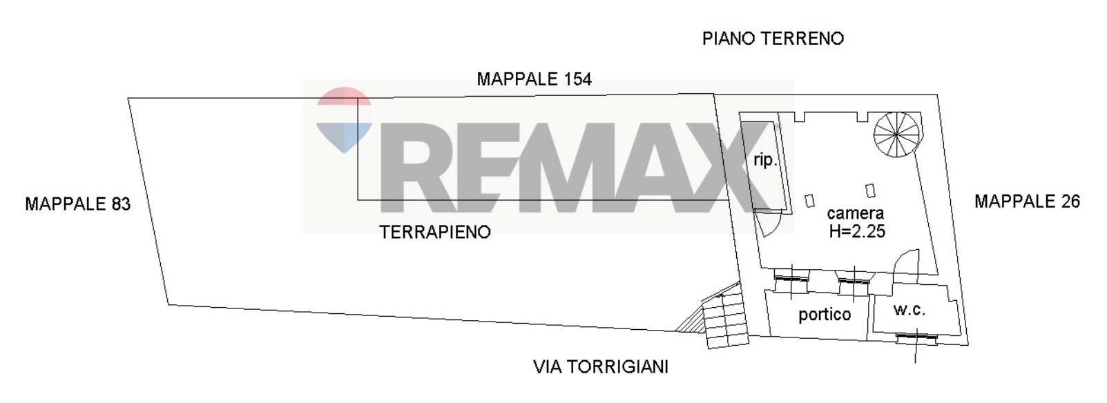 Pianta 2D - Casa semi indipendente Strada Torregiani
 
35, Collecchio - planimetria 1
