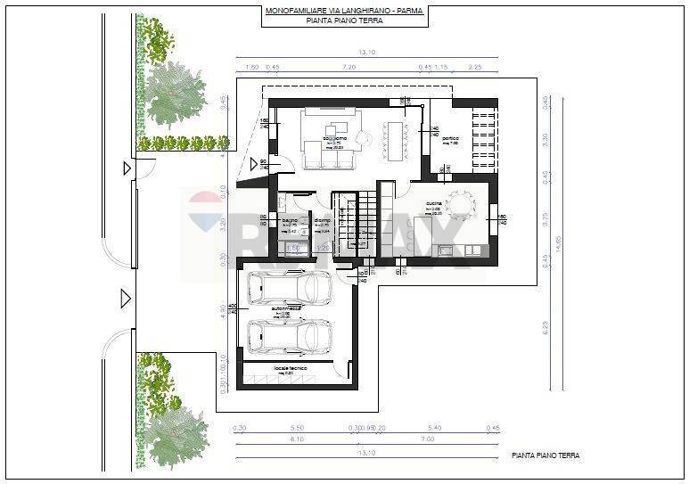 PLANIMETRIA PIANO TERRA - Casa indipendente STRADA LANGHIRANO
 
1, Parma - planimetria 1