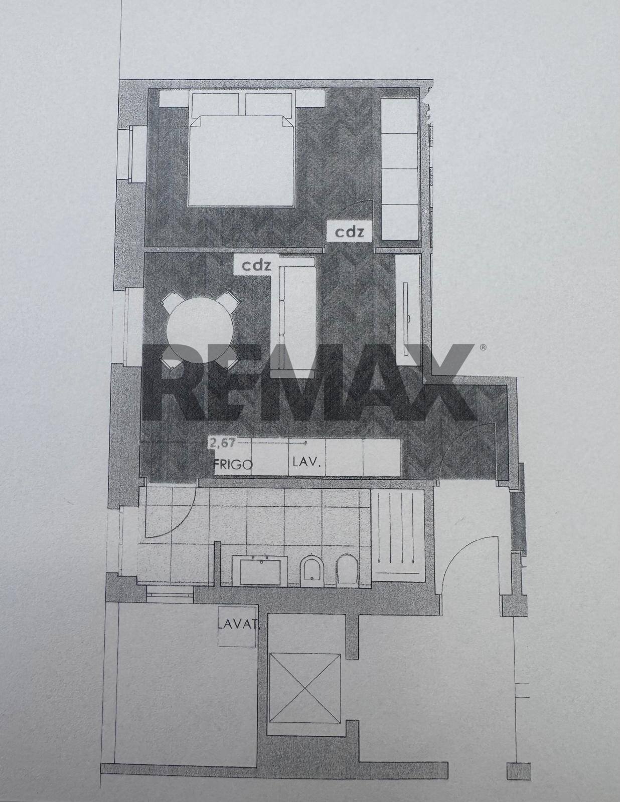 Pianta 2D - Bilocale via civenna
 
1, Milano - planimetria 1