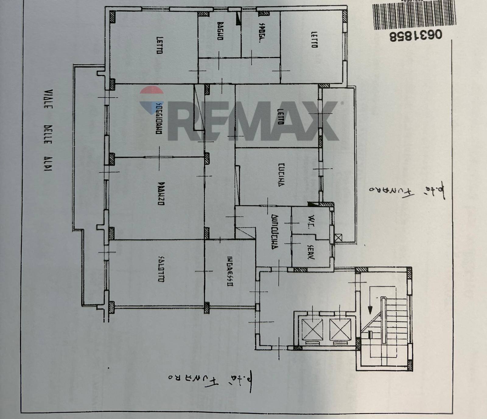 Pianta 2D - Apartment Via Marchese Di Villabianca
 
175, Palermo - photo 2