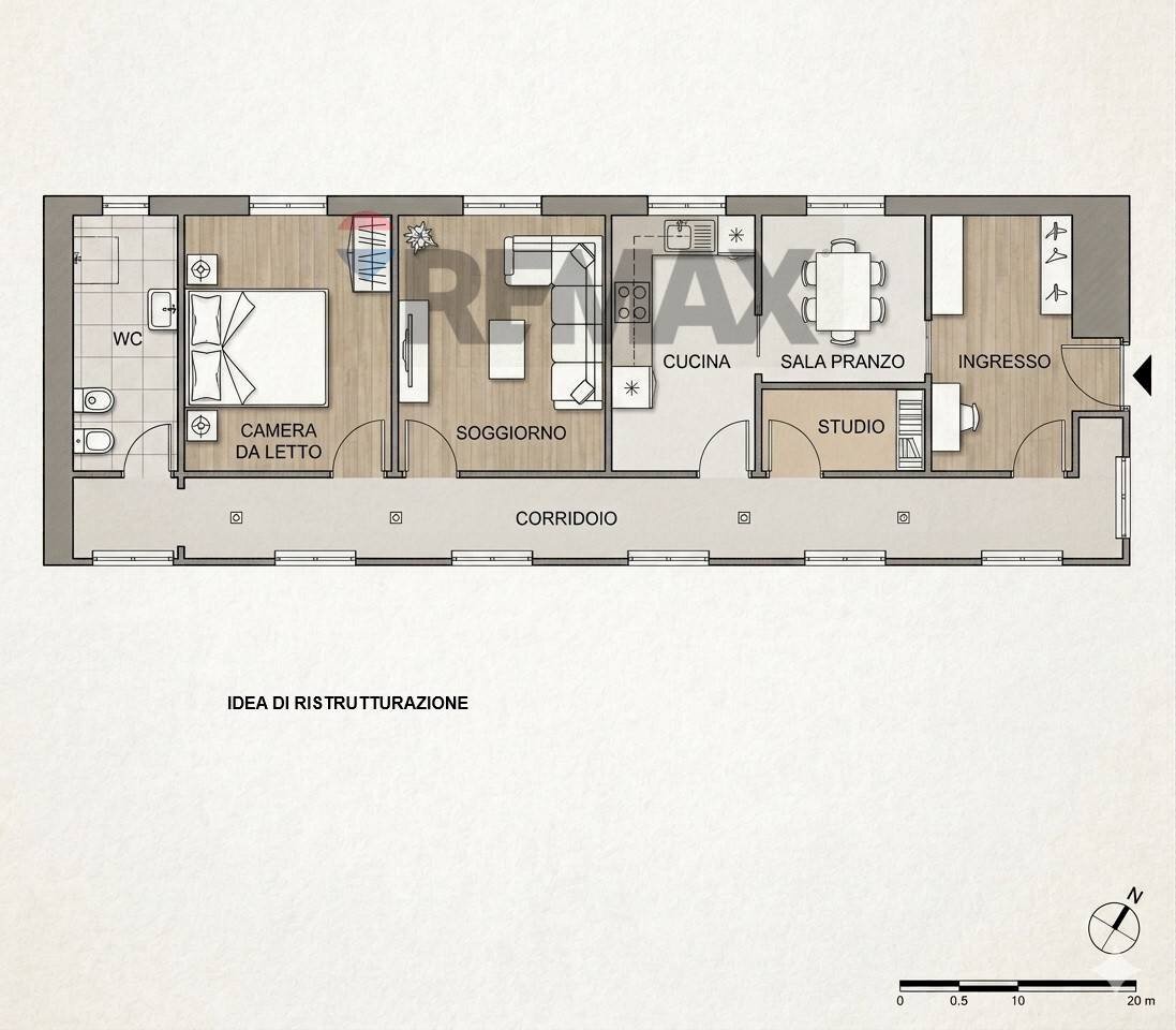Pianta 2D - Apartment via del Carso
 
15, Brescia - floor plans 1