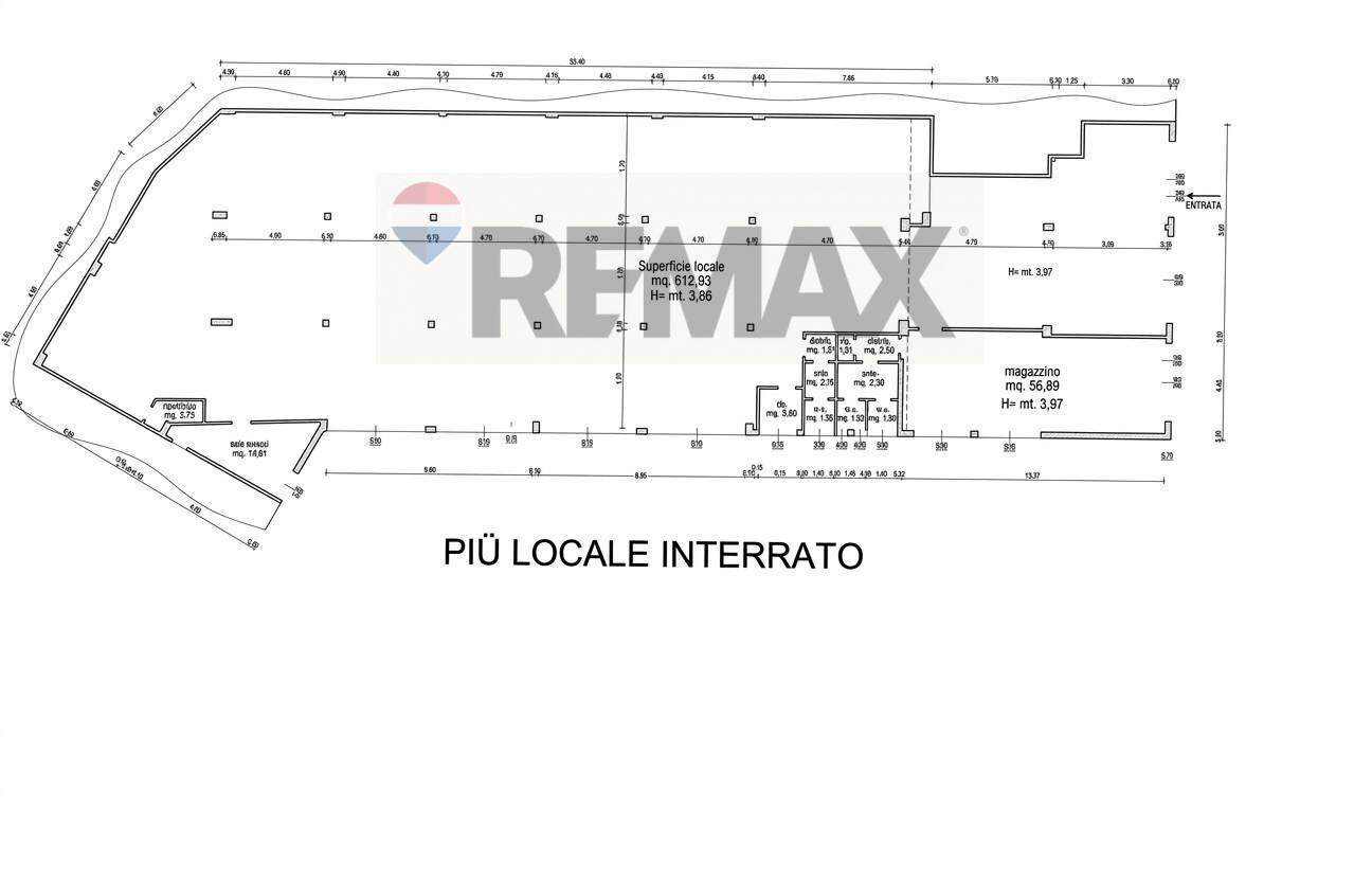Pianta 2D - Attività Commerciale Via divisione acqui, Brescia - planimetria 1