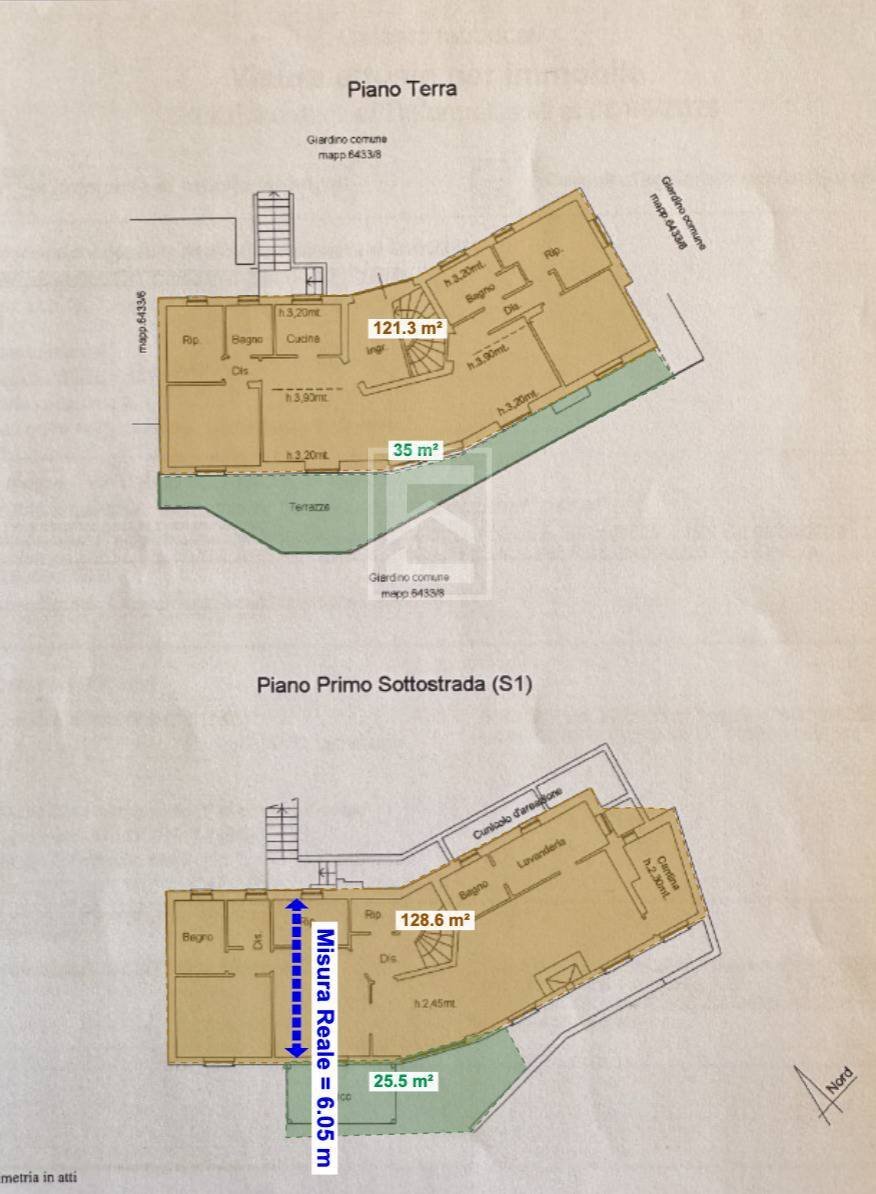 Foto 22 - Semi-detached house via serniga
 
44, Salò - floor plans 1