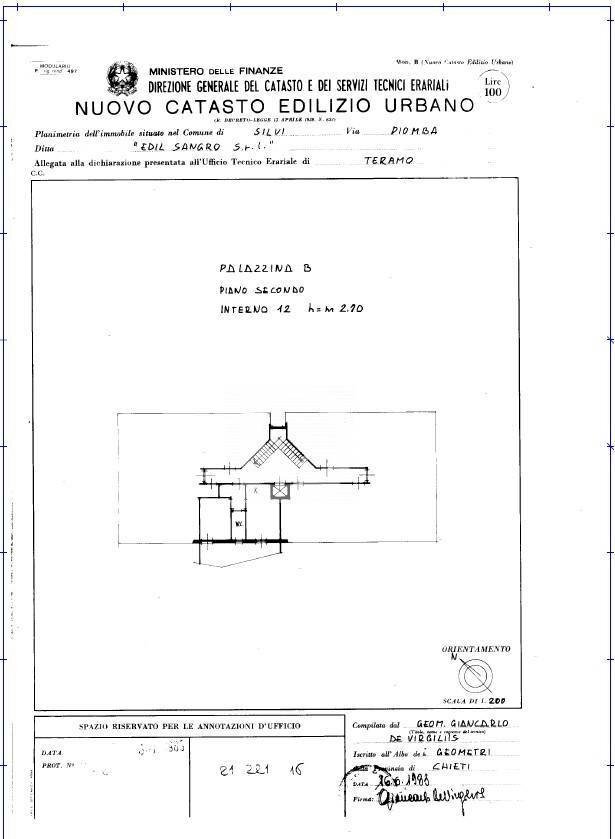 Foto 31 - Two-room apartment Via Ticino
 
23, Silvi - floor plans 1