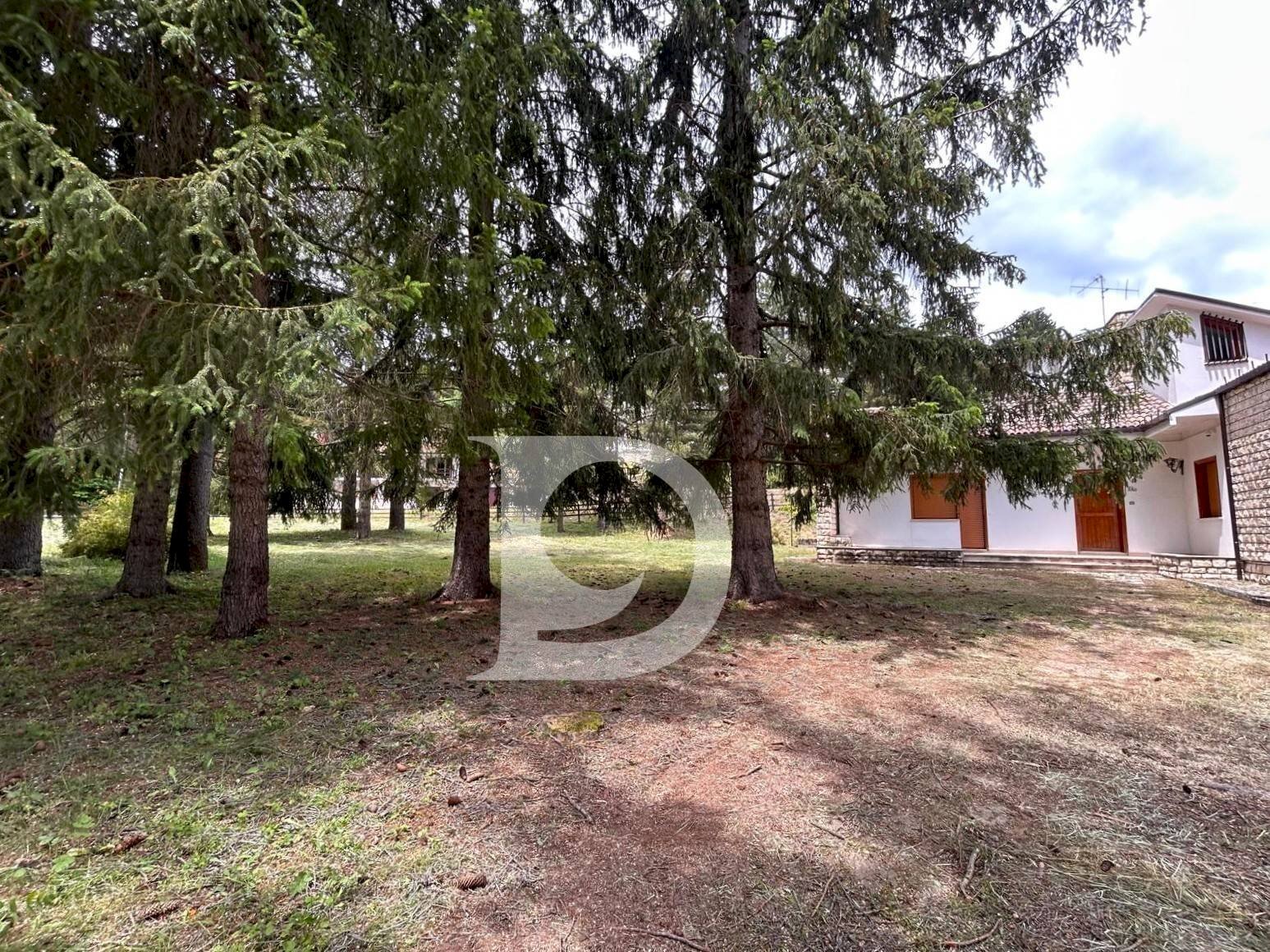 Prospetto con giardino - Casa indipendente Via Berardino de Vincentiis
 
134/A, Campo di Giove - foto 2