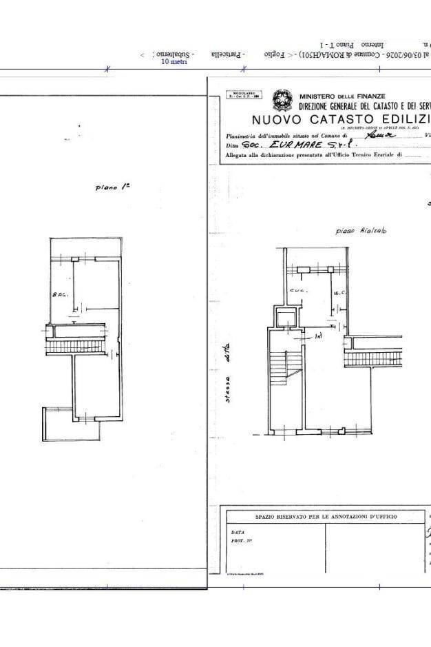 Trilocale via Mar Glaciale Artico, Roma (zona Lido di Ostia) - planimetria 1