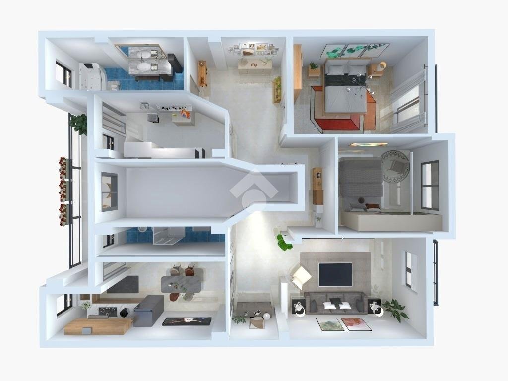 Apartment Via marengo, Moncalieri - floor plans 1