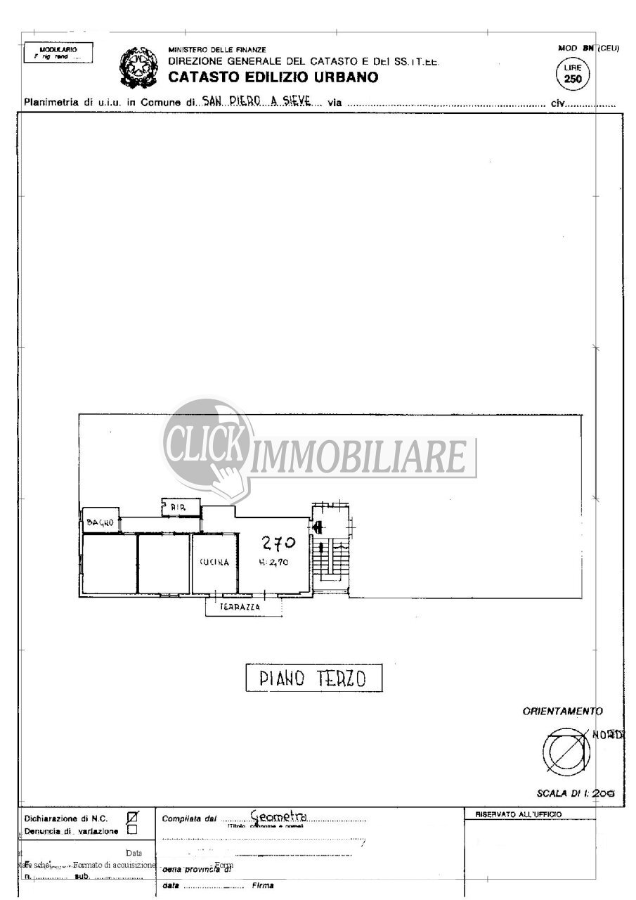 PLN_appartamento 1 - Quadrilocale Scarperia e San Piero - planimetria 1